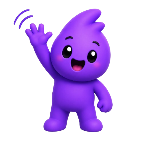 Motion mascot waving